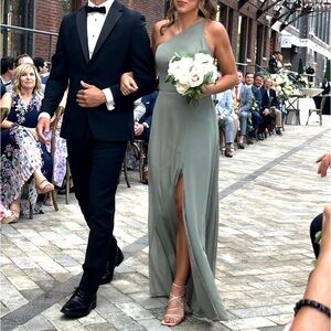 Jenny Yoo Kora Dress - Moss Green size 2